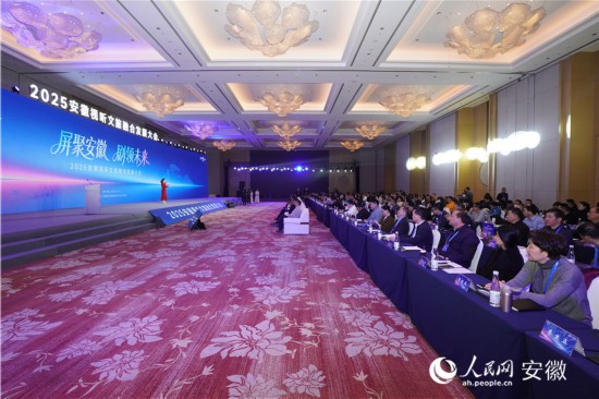 2025安徽視聽文旅融合發(fā)展大會現(xiàn)場。人民網(wǎng)記者 陳若天攝